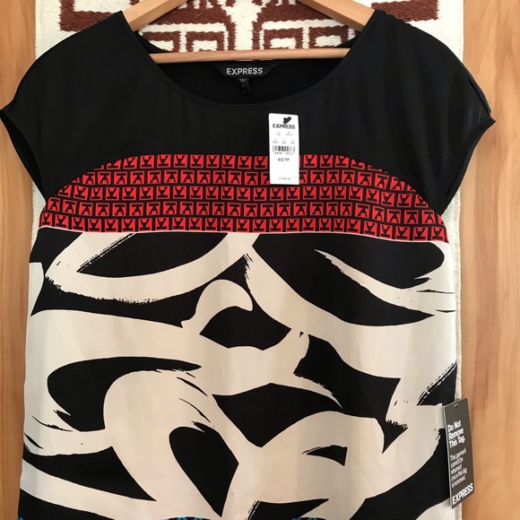 EXPRESS Satin Mod Dress NWT - Picture 4 of 8